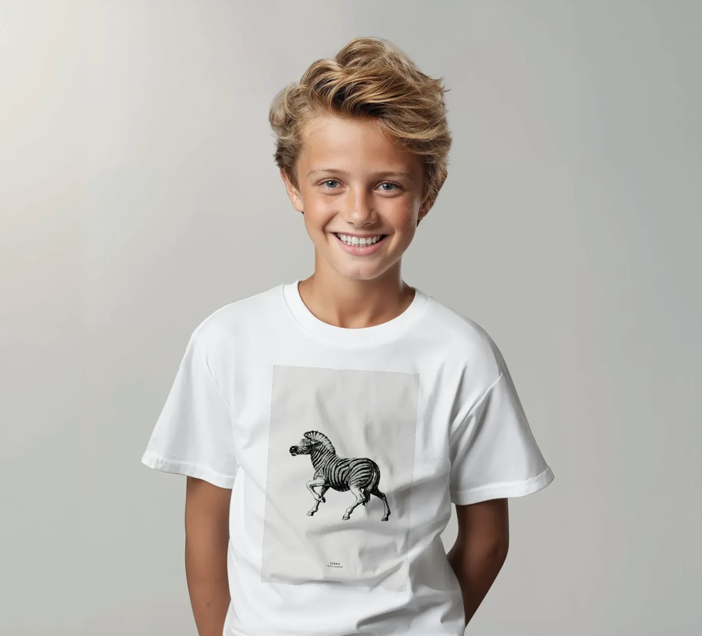 Zebra t-shirt bambini da Flora & Fauna