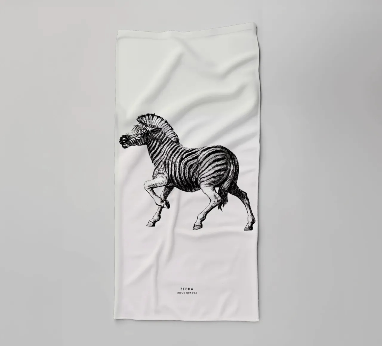 Zebra badhanddoek van Flora & Fauna
