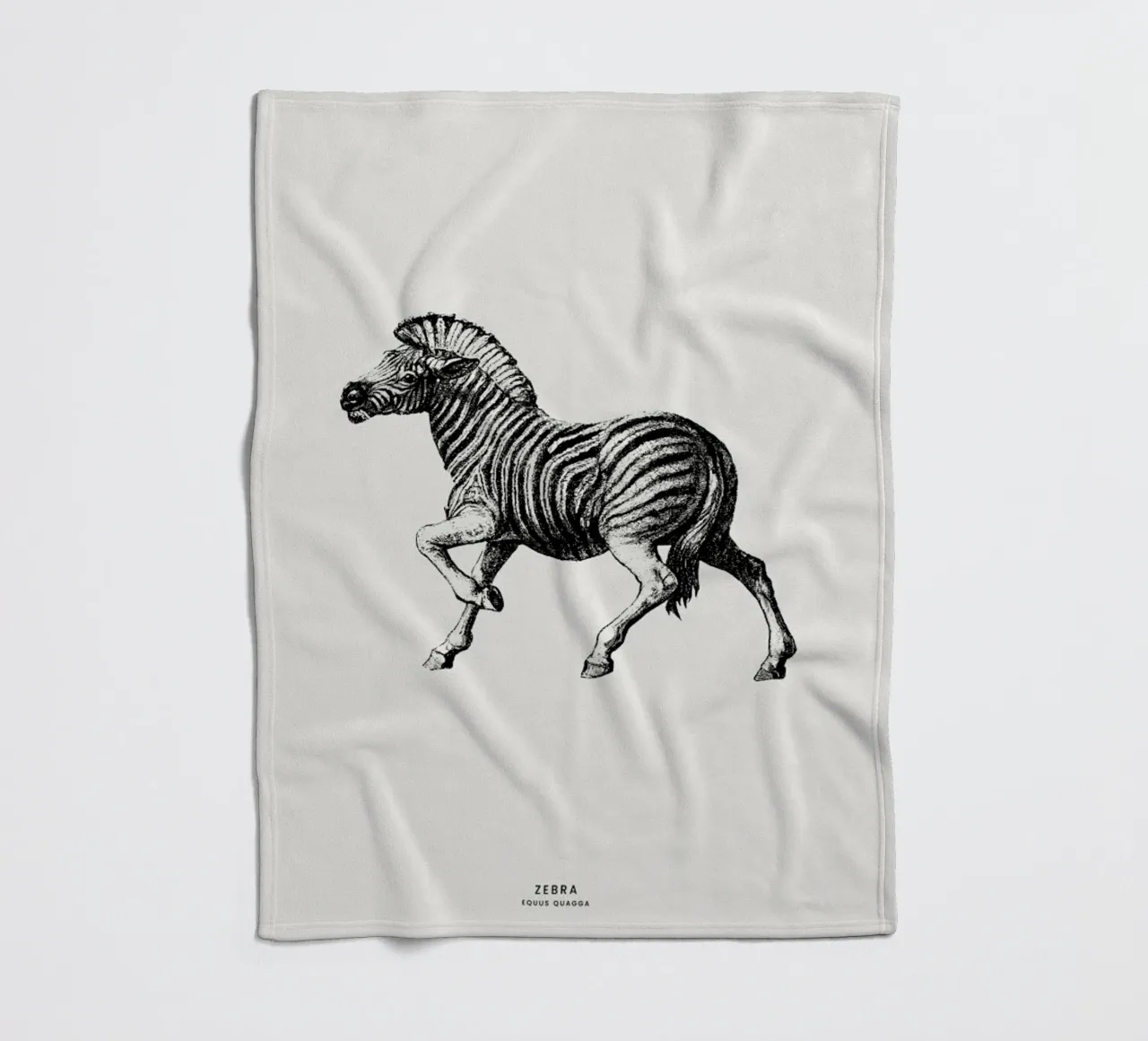 Zebra Fleecedecke von Flora & Fauna