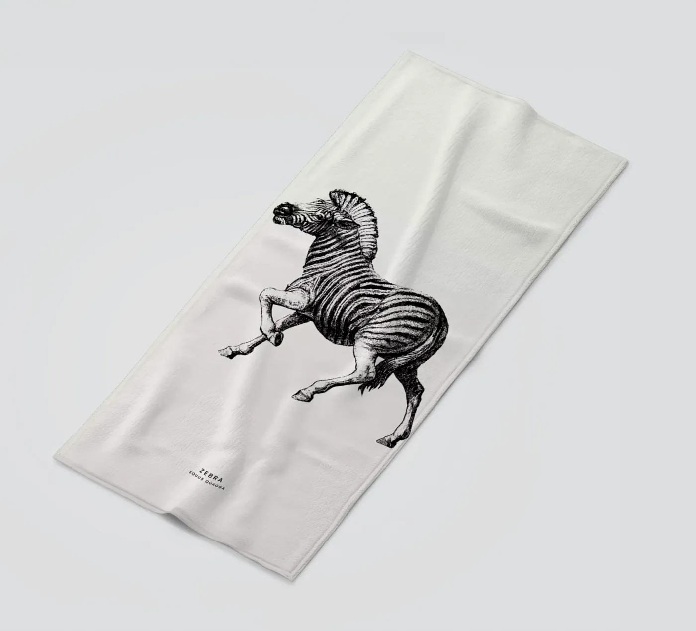 Zebra Strandtuch von Flora & Fauna