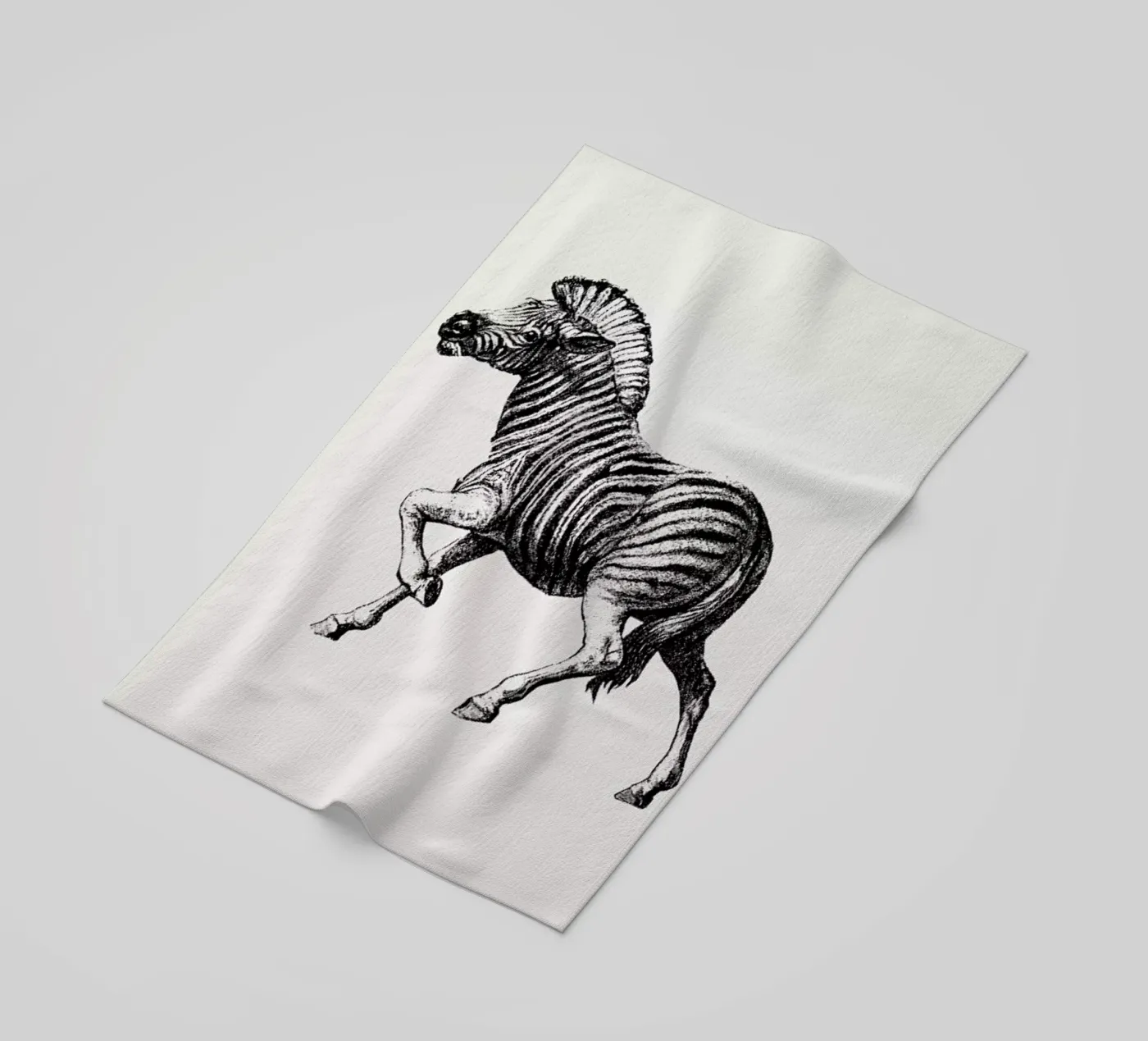 Zebra Strandtuch von Flora & Fauna