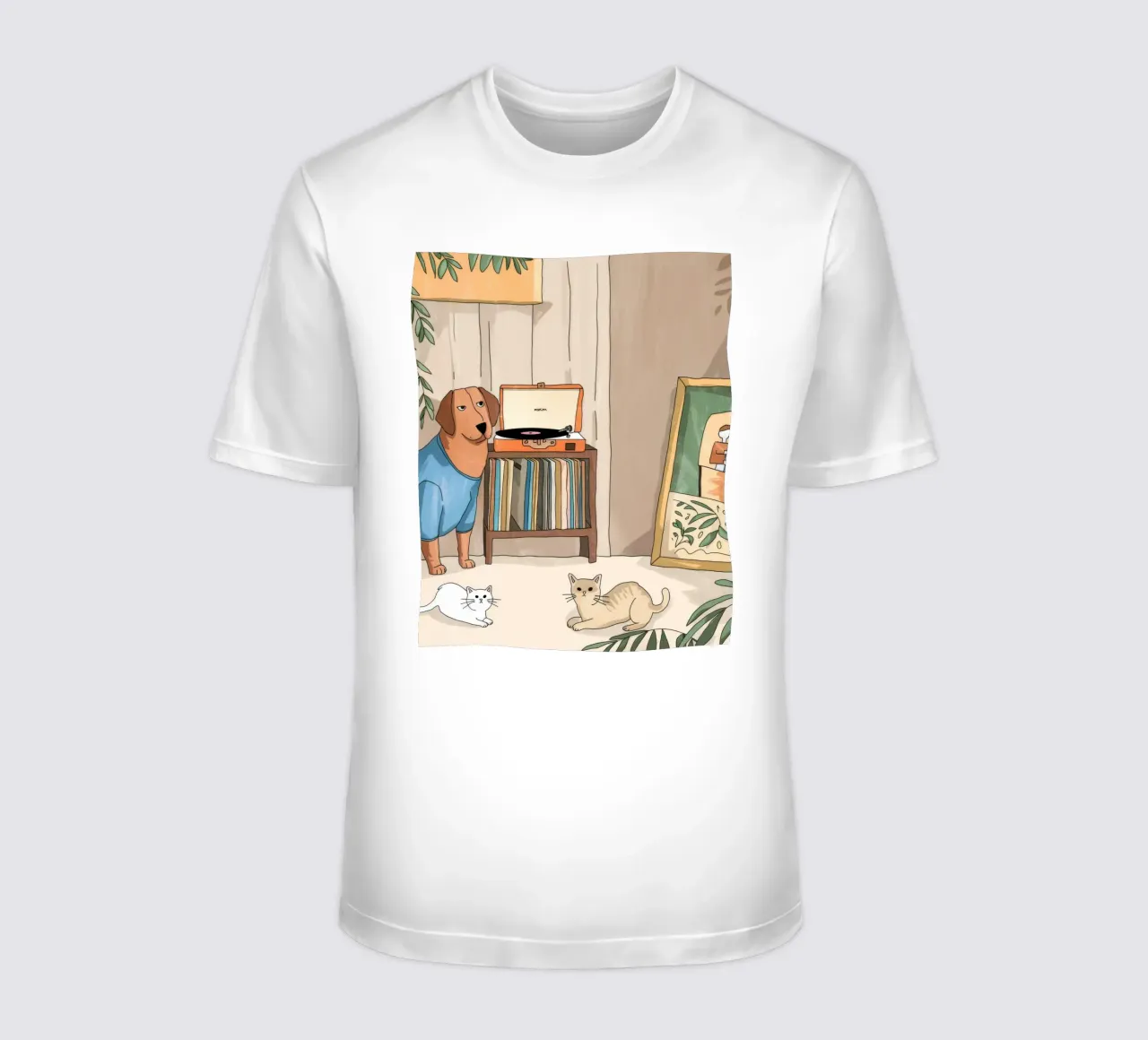 Serenata nostalgica in vinile t-shirt da Timeless Huse