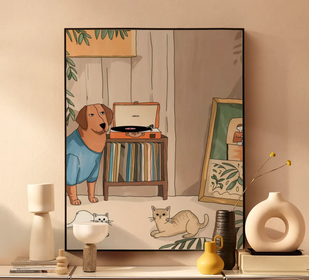 Serenata nostalgica in vinile alluminio dibond da Timeless Huse
