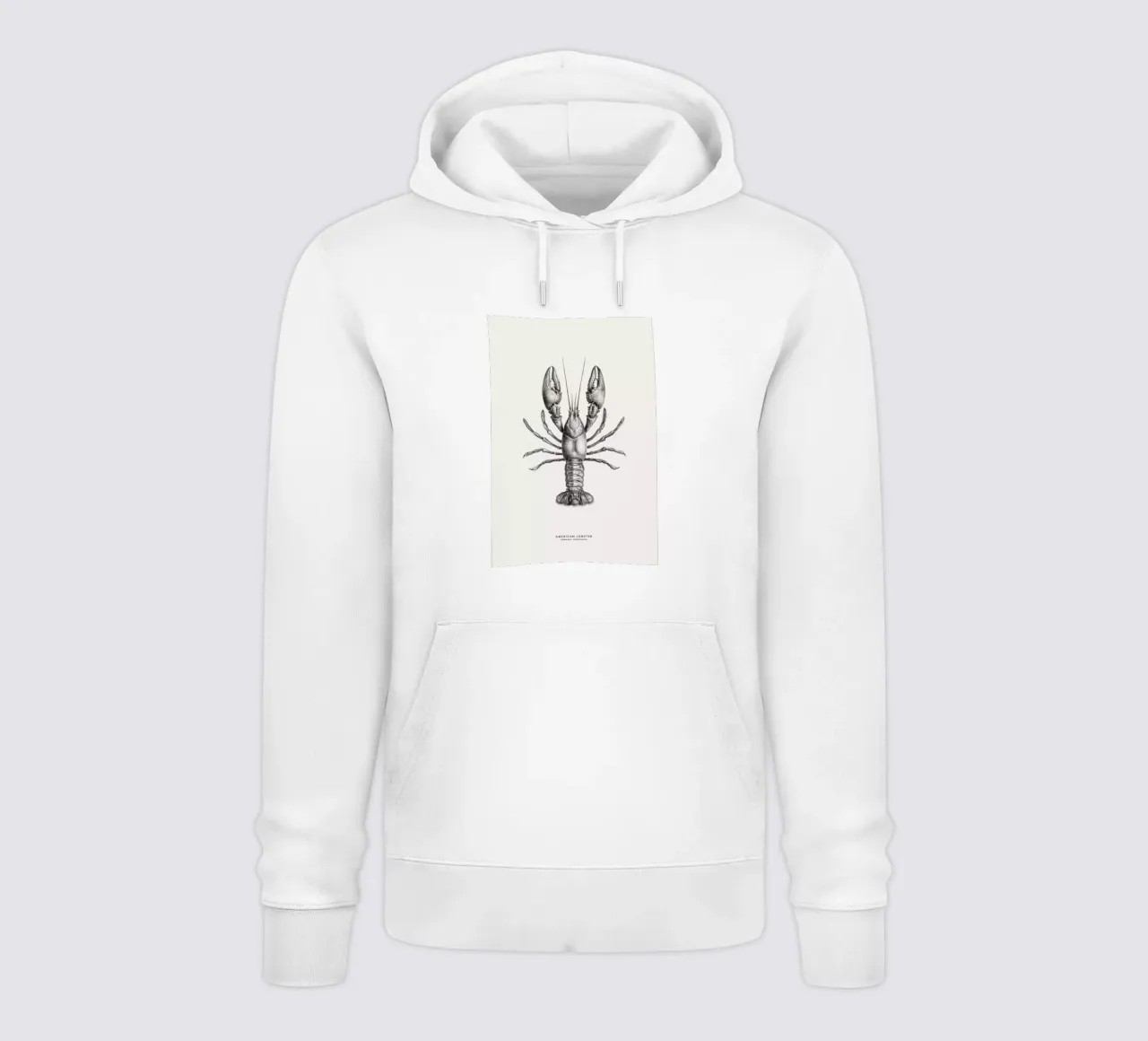 American Lobster hoodie by Flora & Fauna