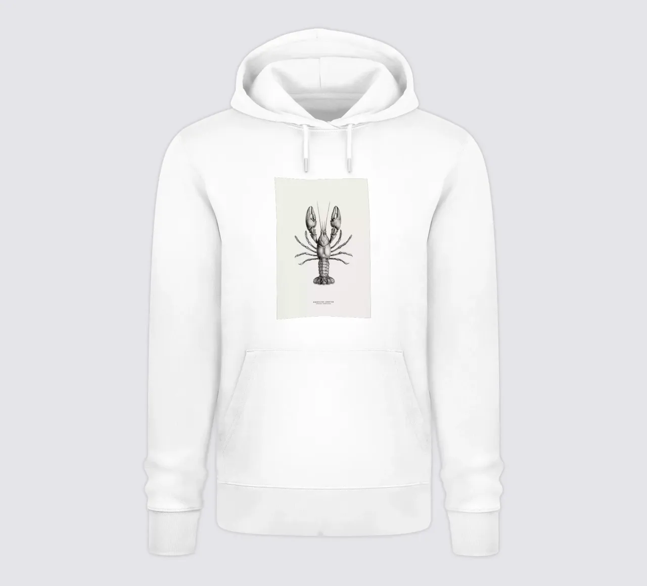 American Lobster hoodie by Flora & Fauna
