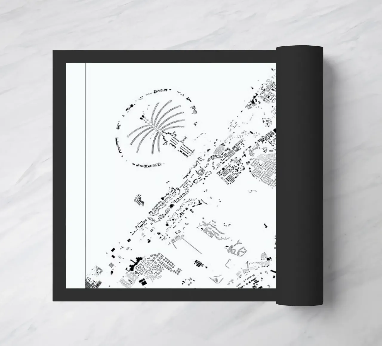 Dubai zerbino da The Cartography Collection