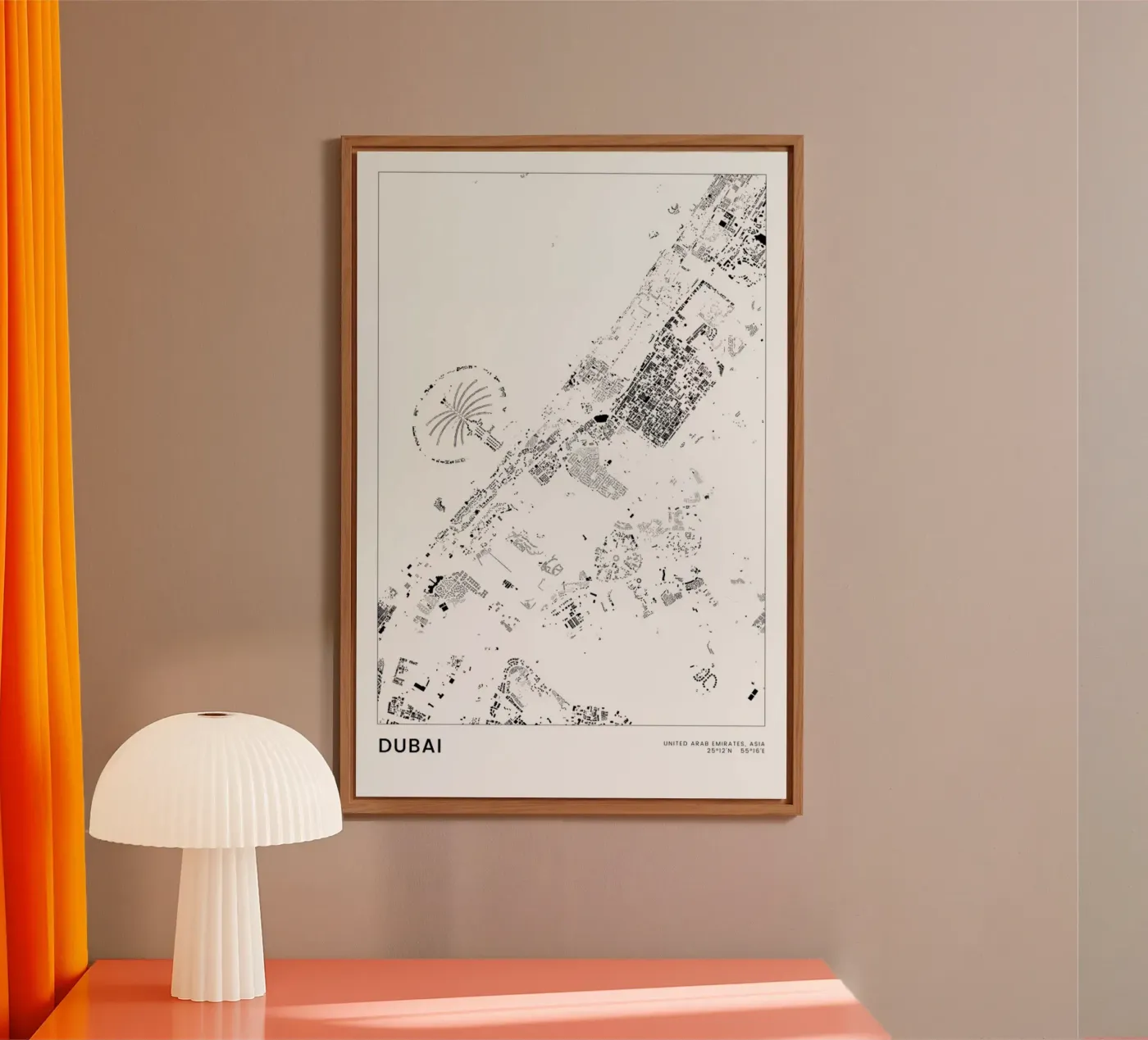 Dubai pannello forex da The Cartography Collection