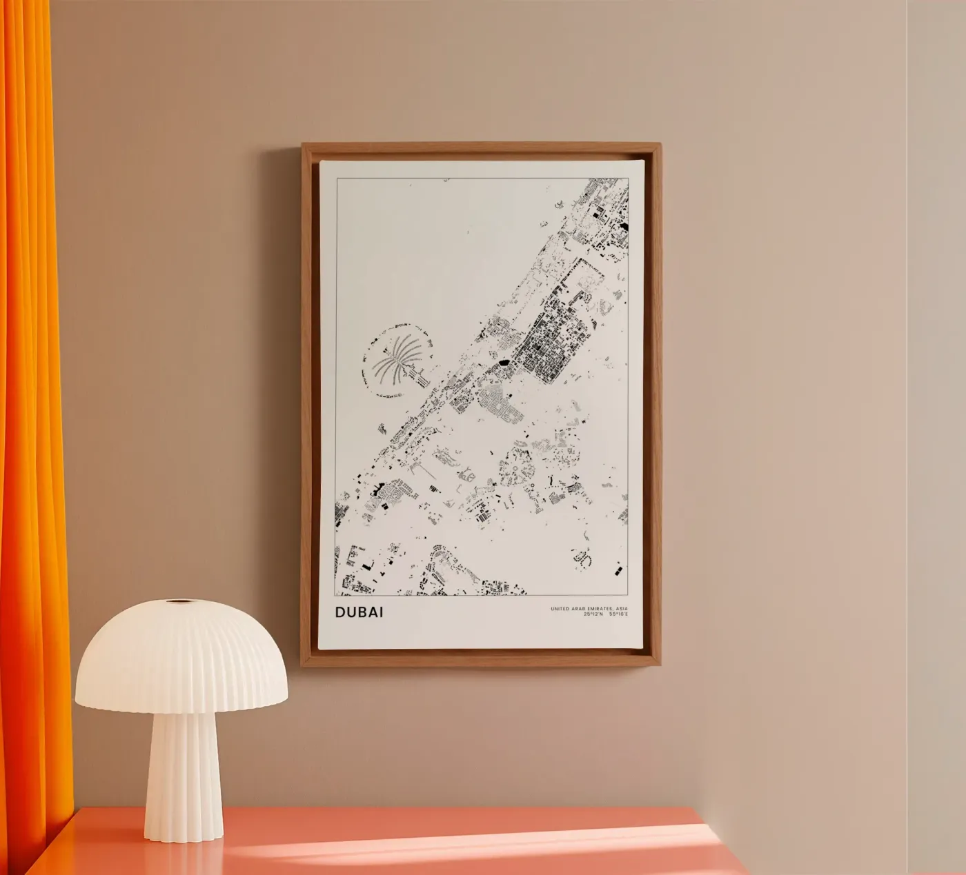 Dubai tela da The Cartography Collection