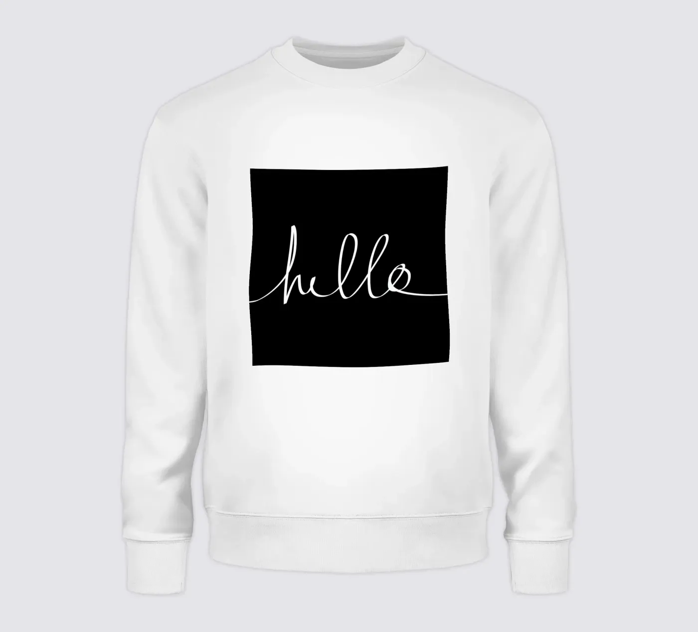 Hello Sweatshirt von Leah Flores