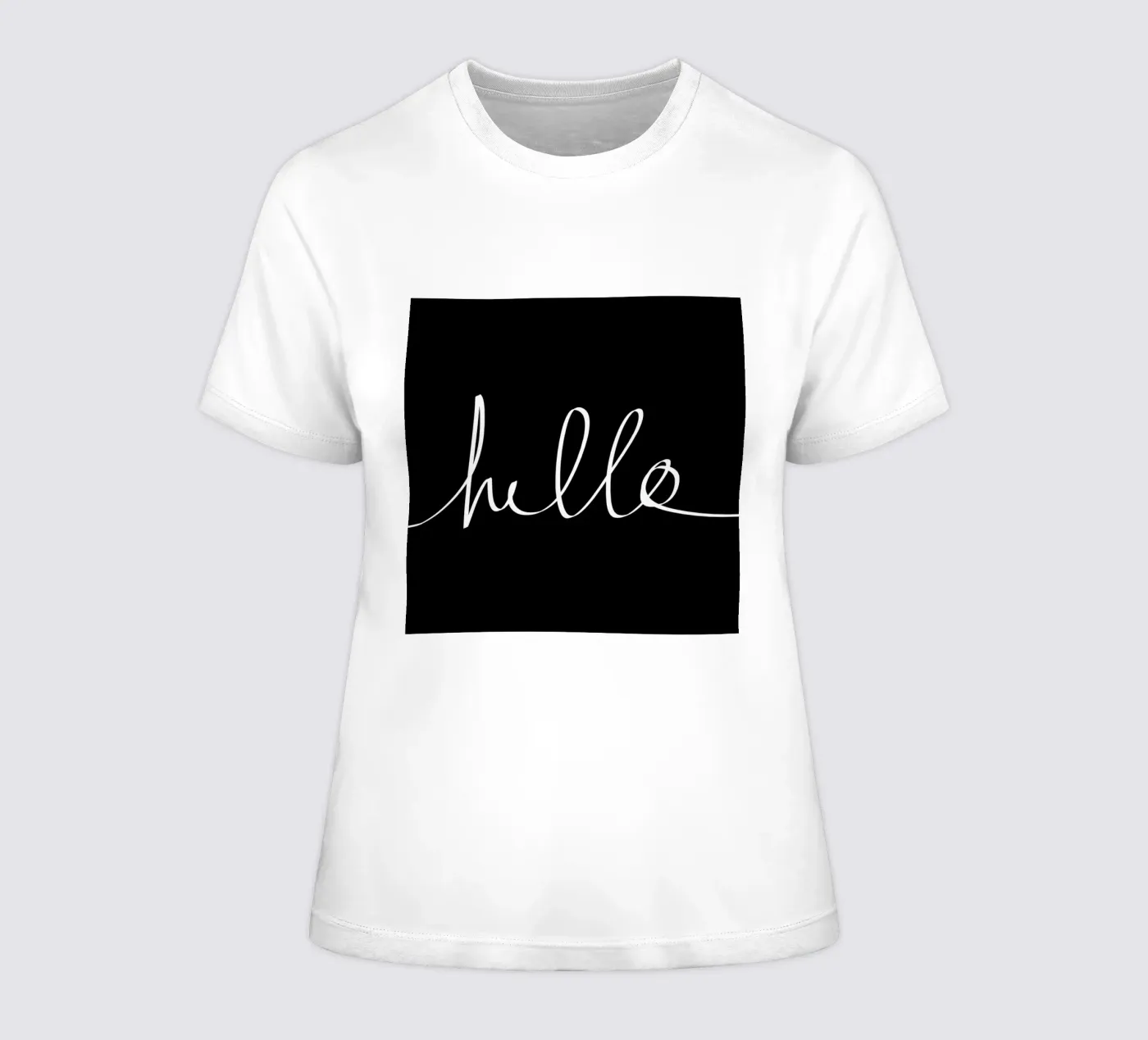 Hello t-shirt da donna da Leah Flores