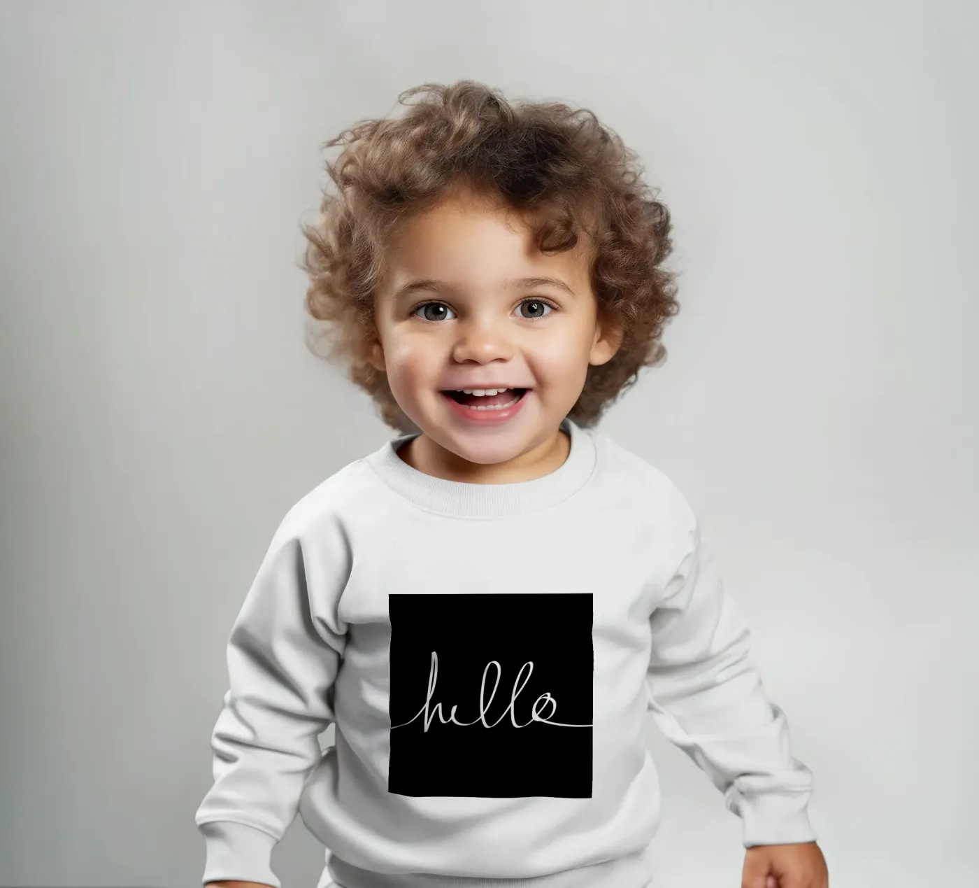 Hello sweat pour bébé de Leah Flores