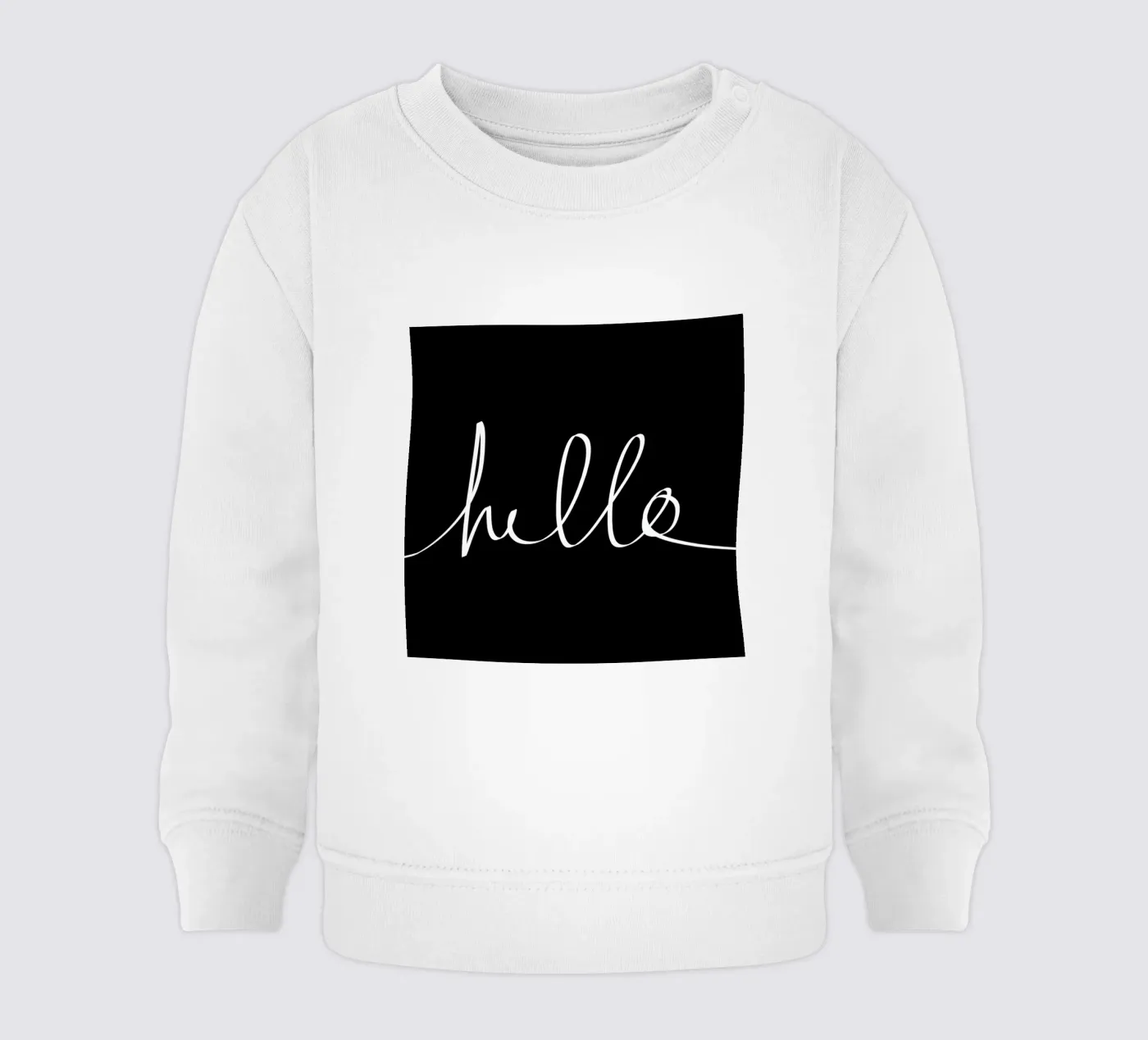 Hello sweat pour bébé de Leah Flores