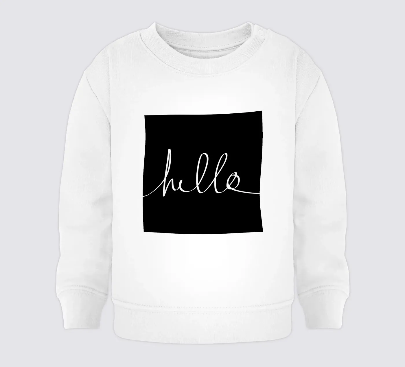 Hello sweat pour bébé de Leah Flores