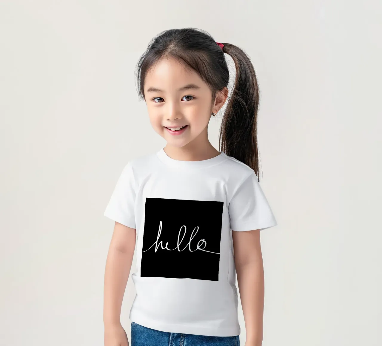 Hello Kinder T-Shirt von Leah Flores