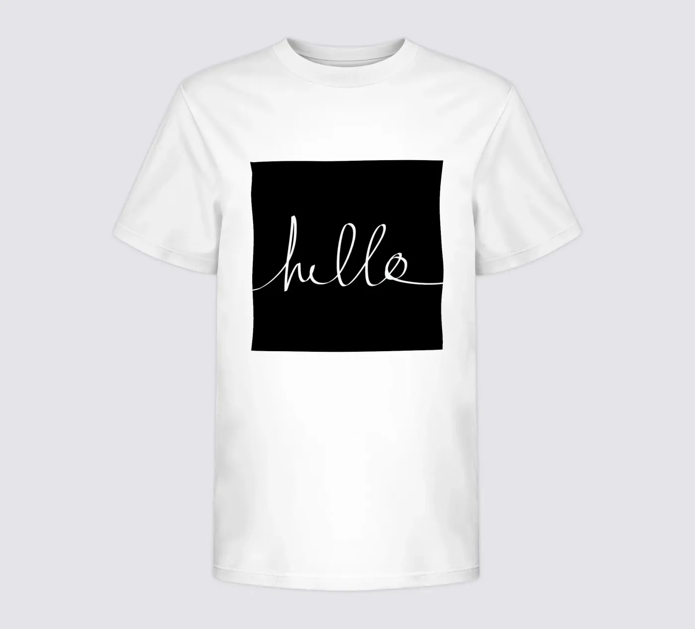 Hello t-shirt bambini da Leah Flores