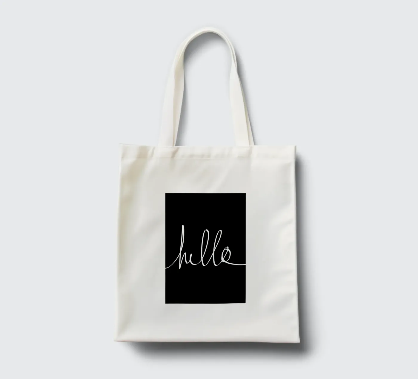 Hello tote bag by Leah Flores