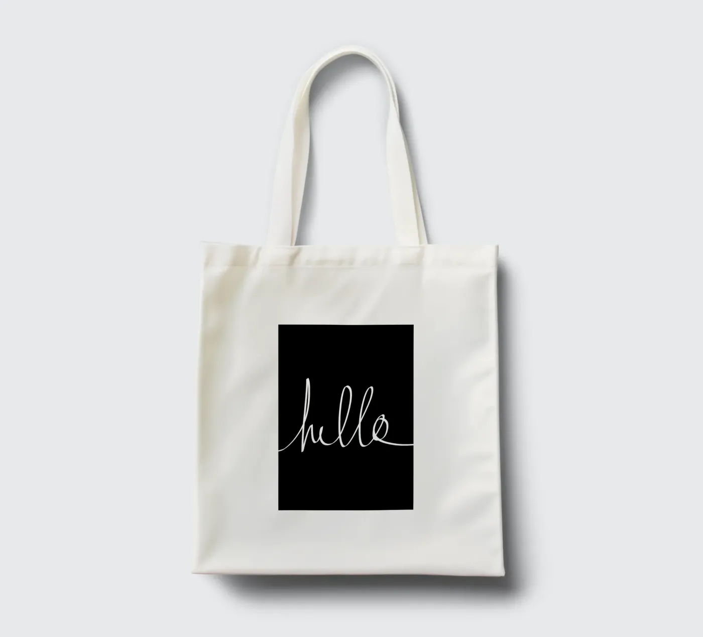 Hello tote bag by Leah Flores