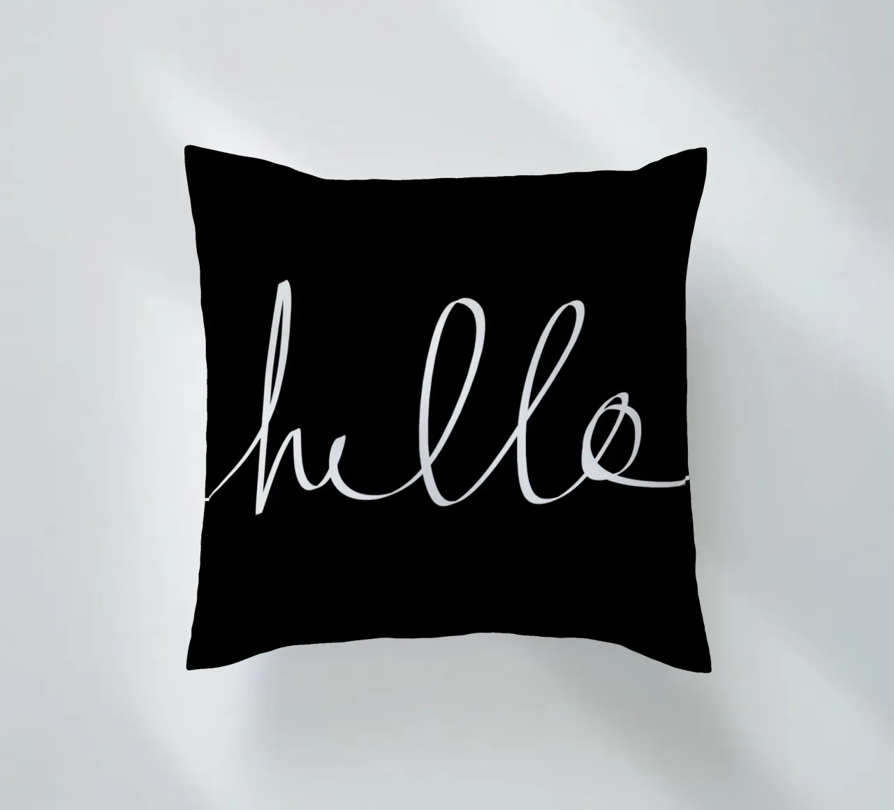 Hello cuscino da Leah Flores