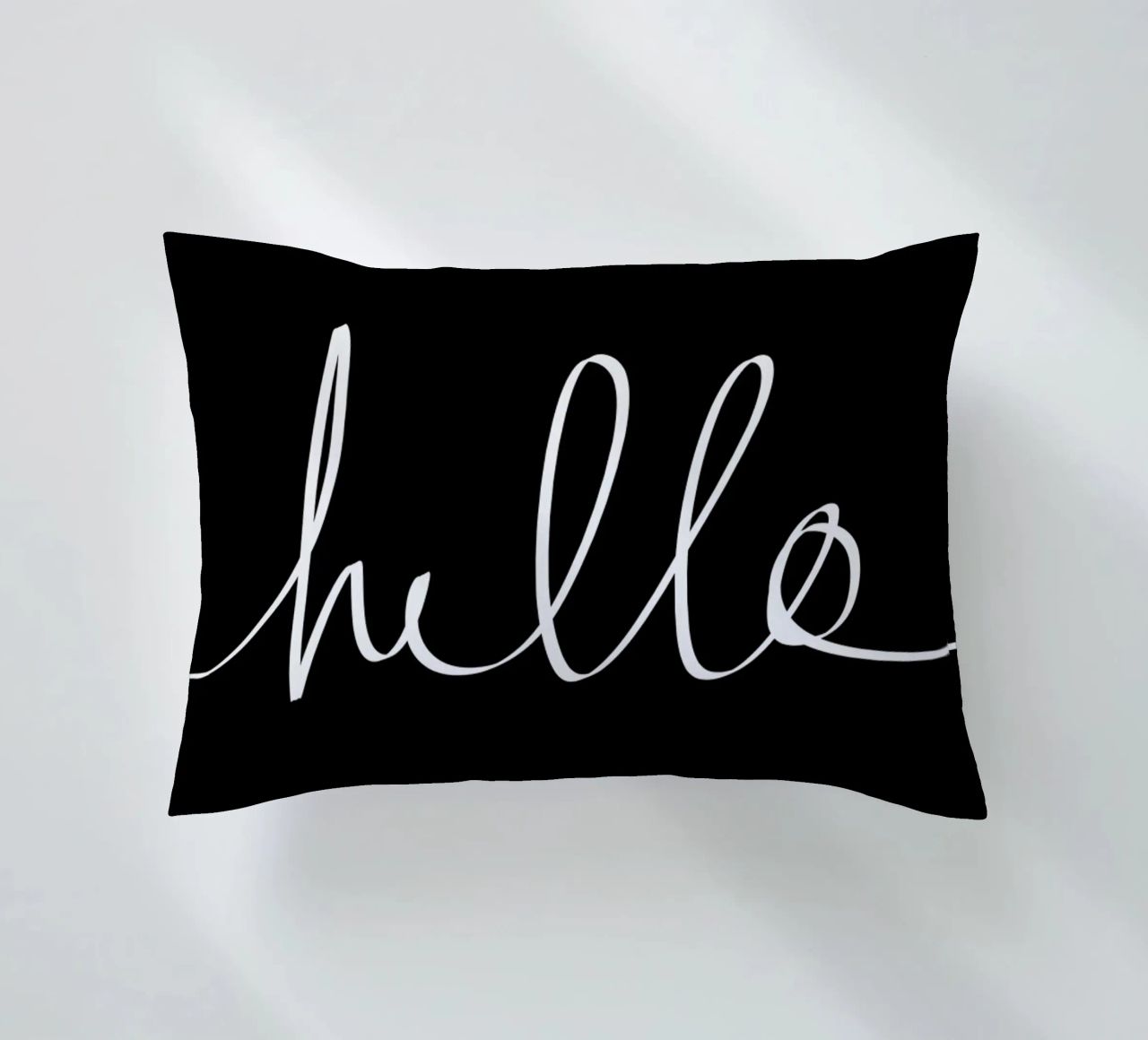 Hello cuscino da Leah Flores