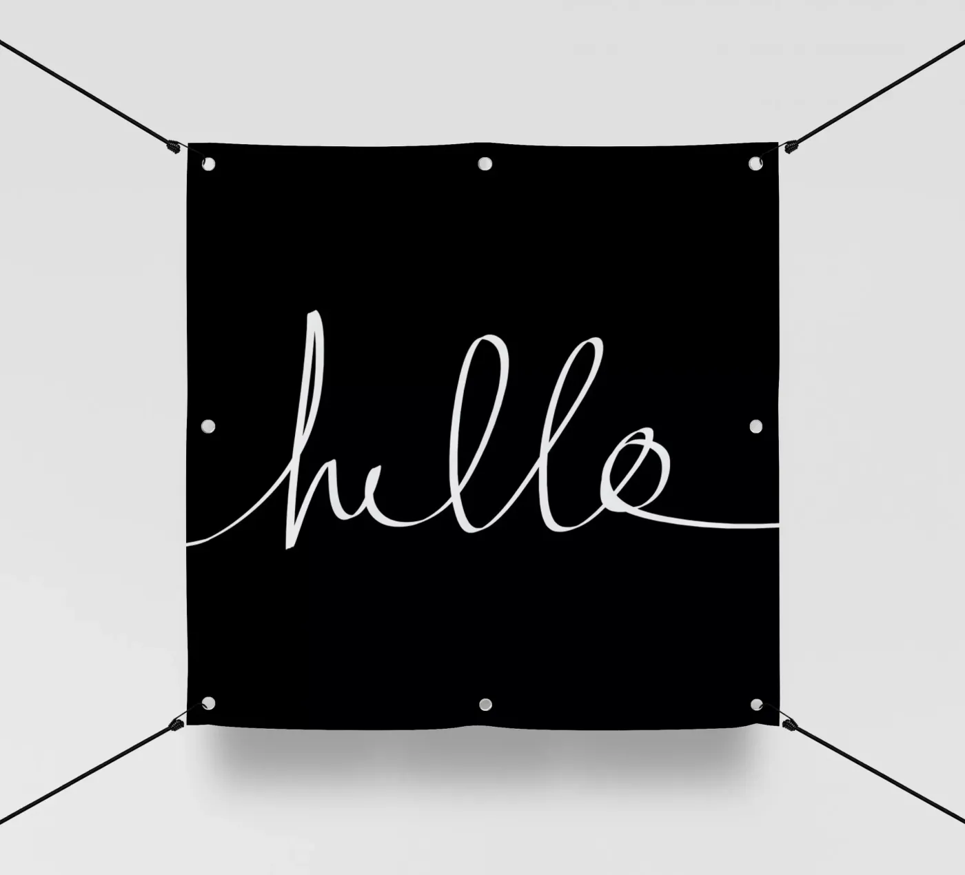 Hello bâche pvc de Leah Flores