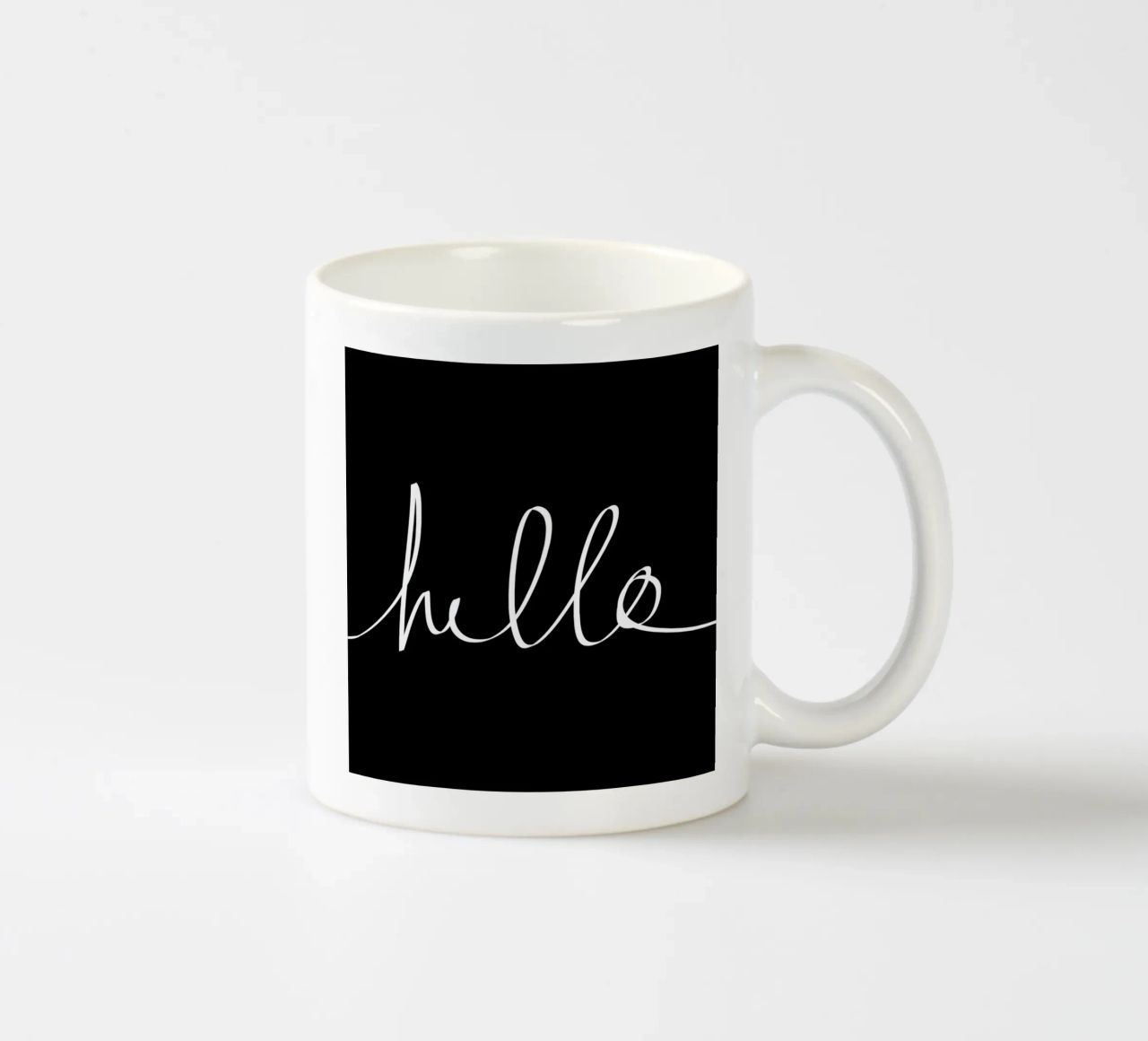 Hello tazza in ceramica da Leah Flores