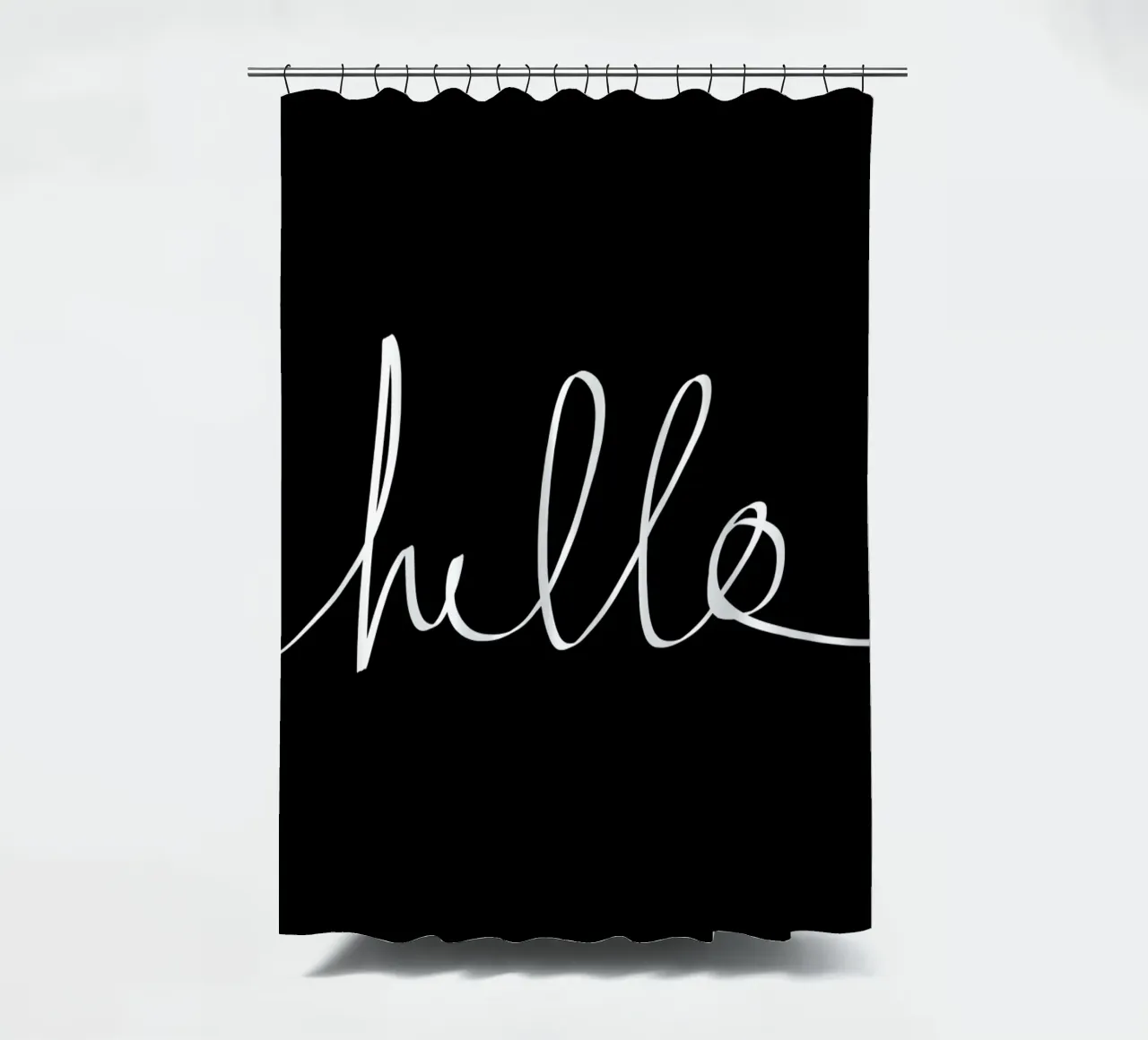 Hello Duschvorhang von Leah Flores