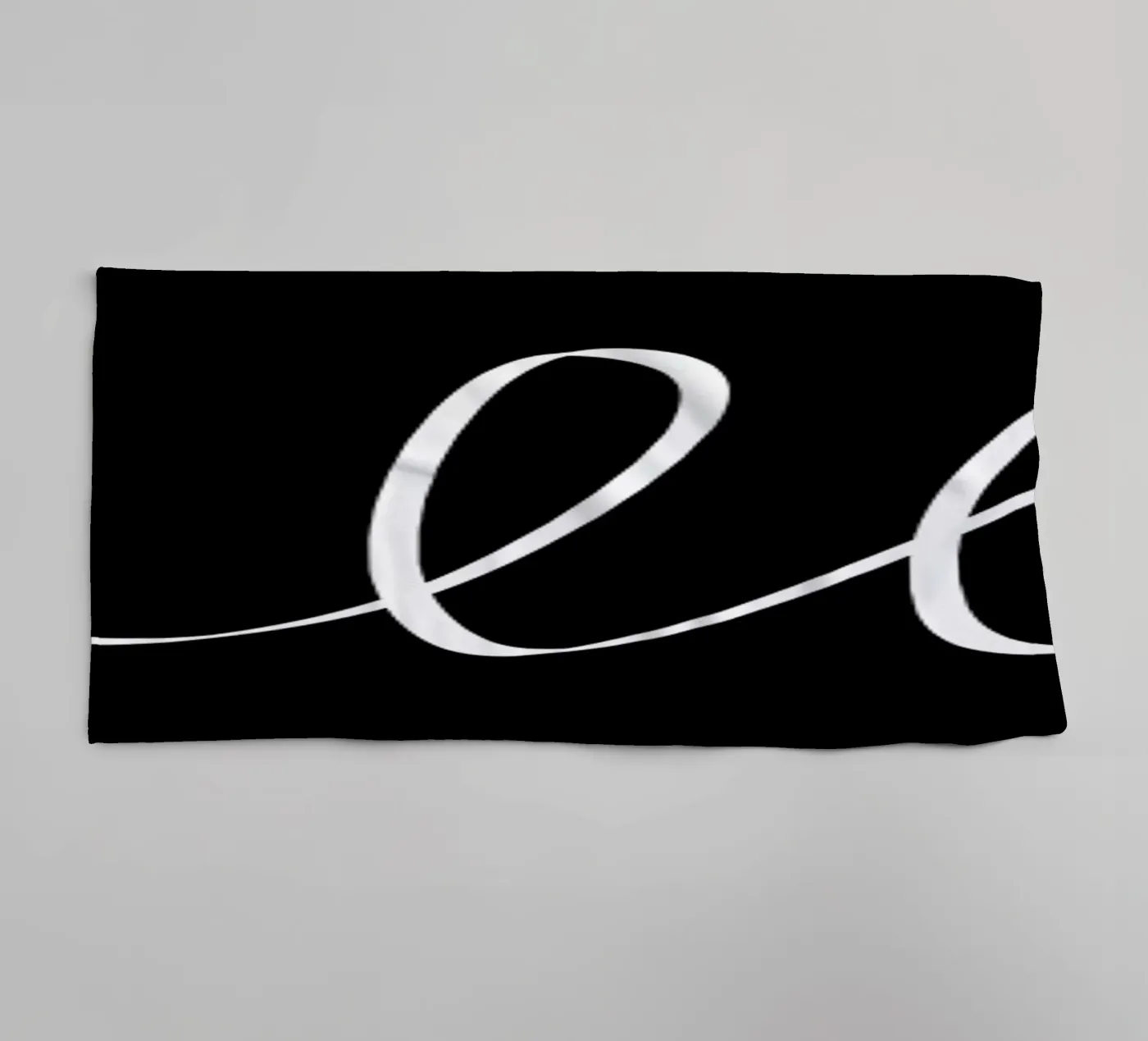 Hello towel by Leah Flores