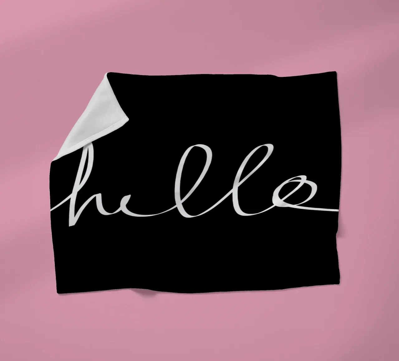 Hello coperta in pile da Leah Flores