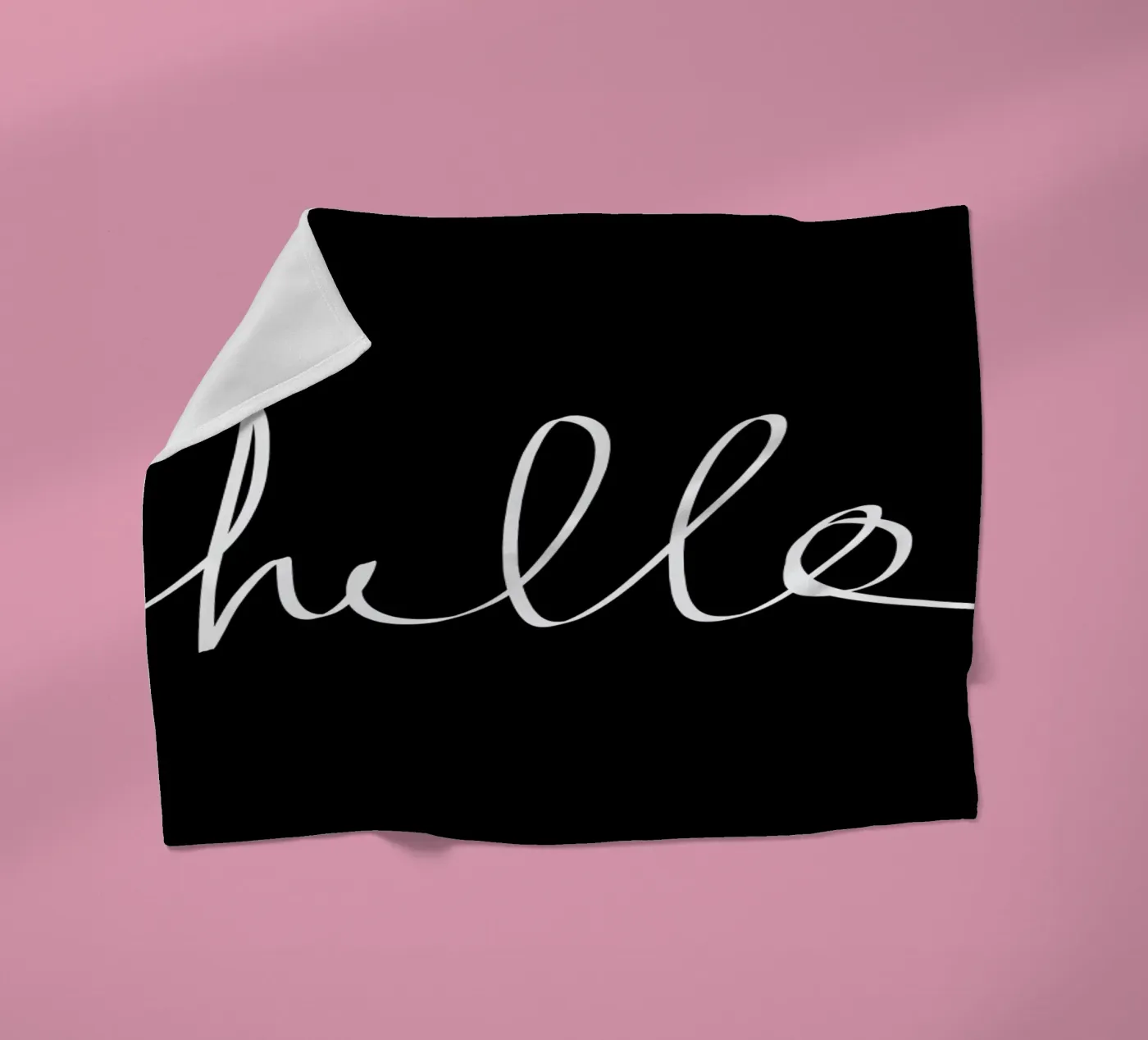 Hello coperta in pile da Leah Flores