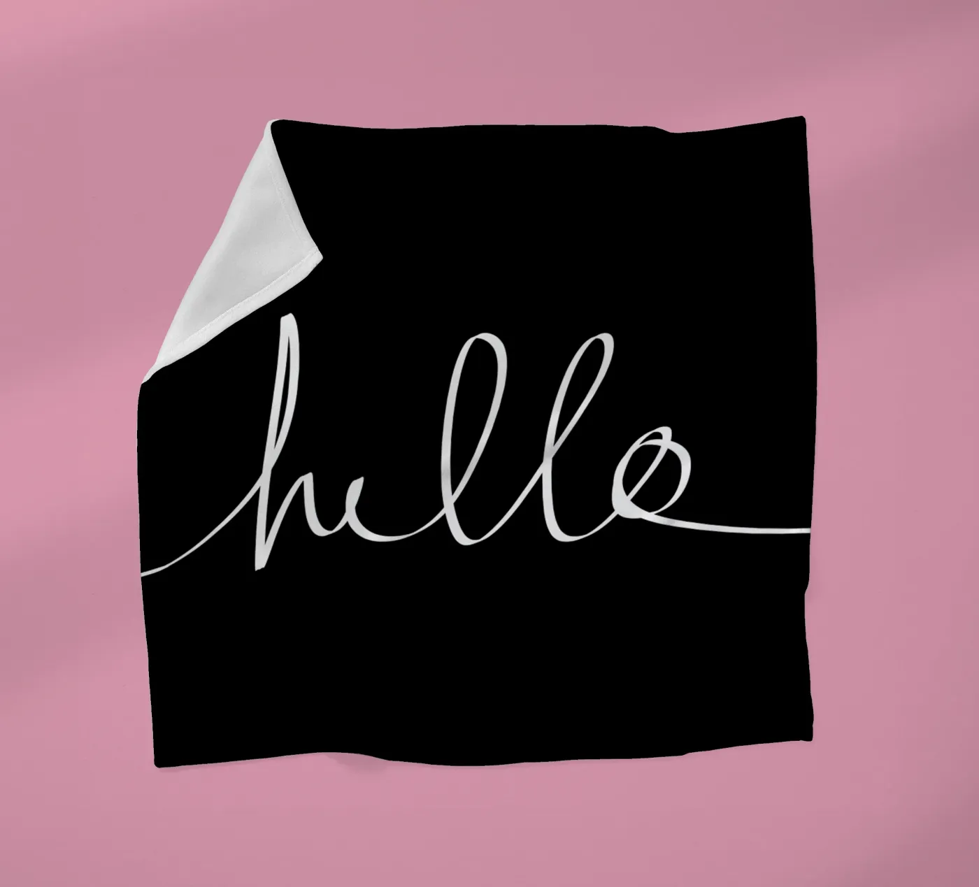 Hello fleecedeken van Leah Flores