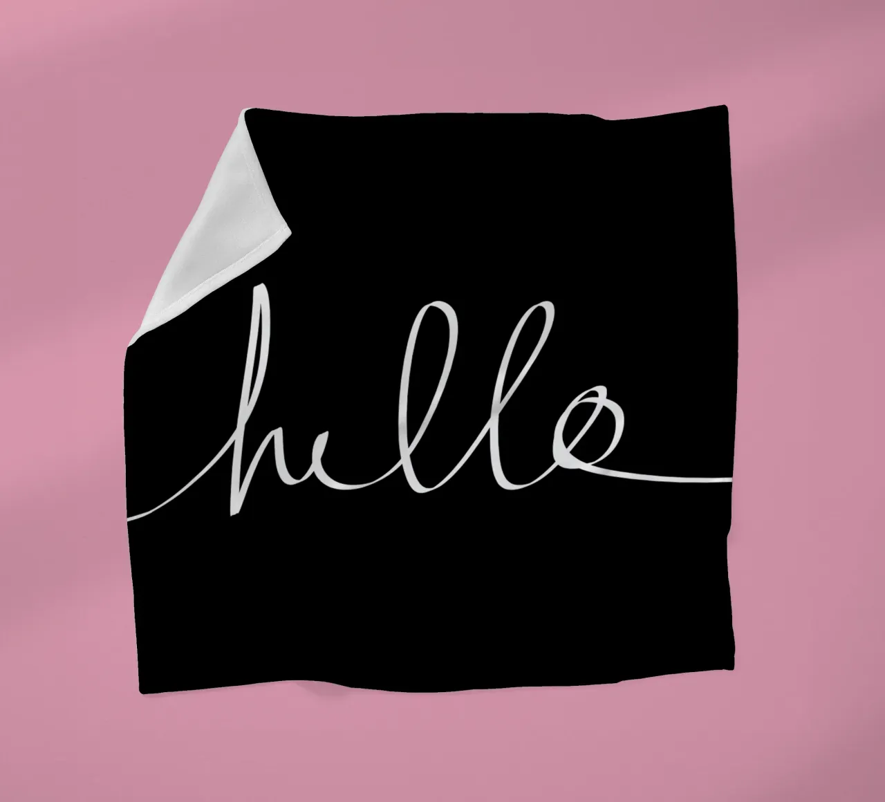 Hello fleecedeken van Leah Flores