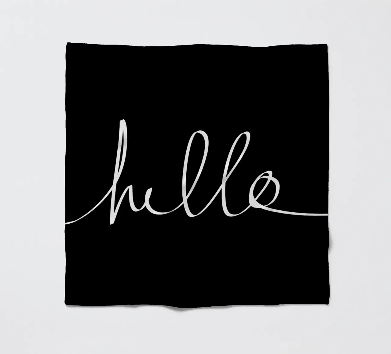 Hello coperta in pile da Leah Flores