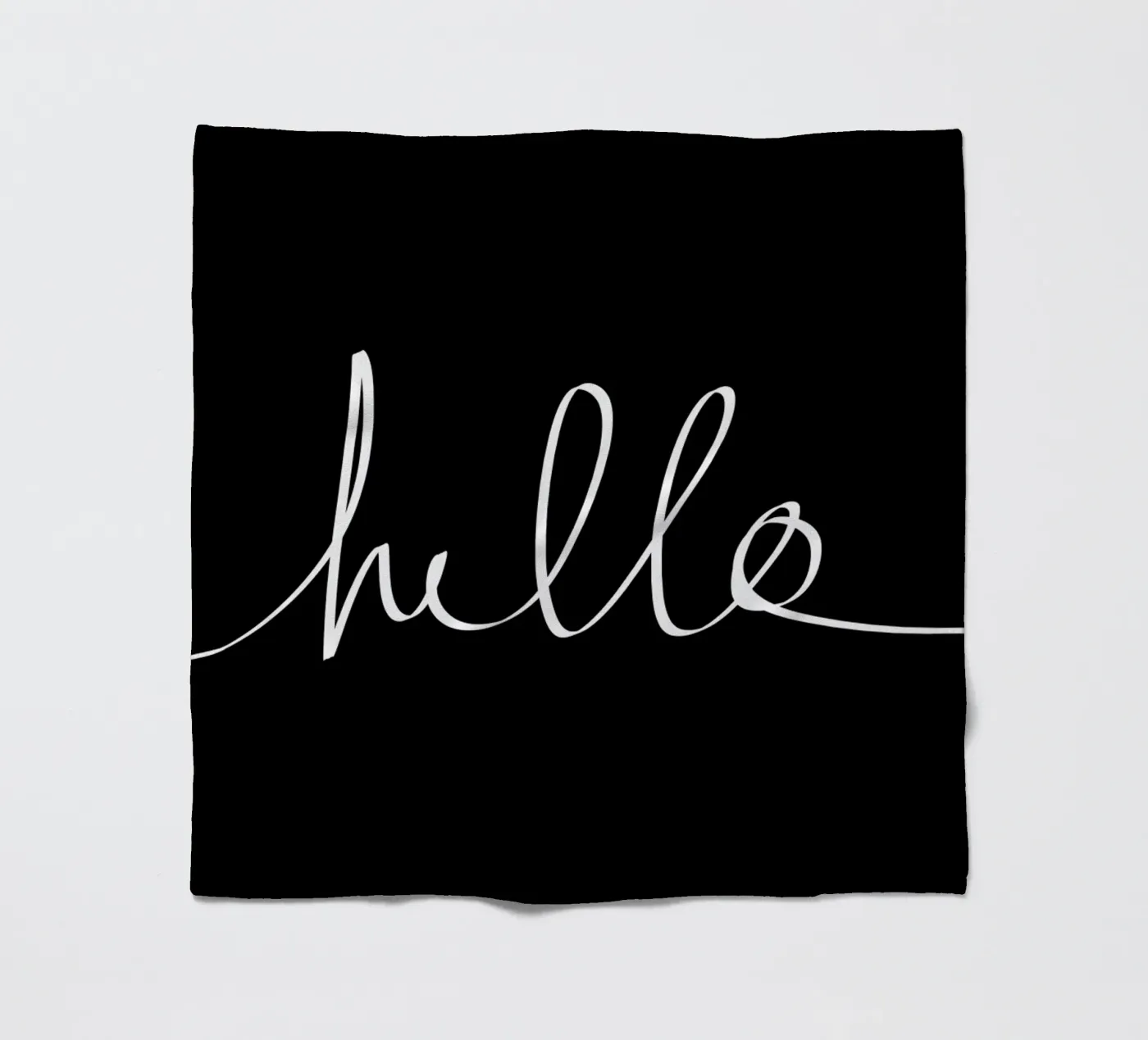 Hello fleecedeken van Leah Flores