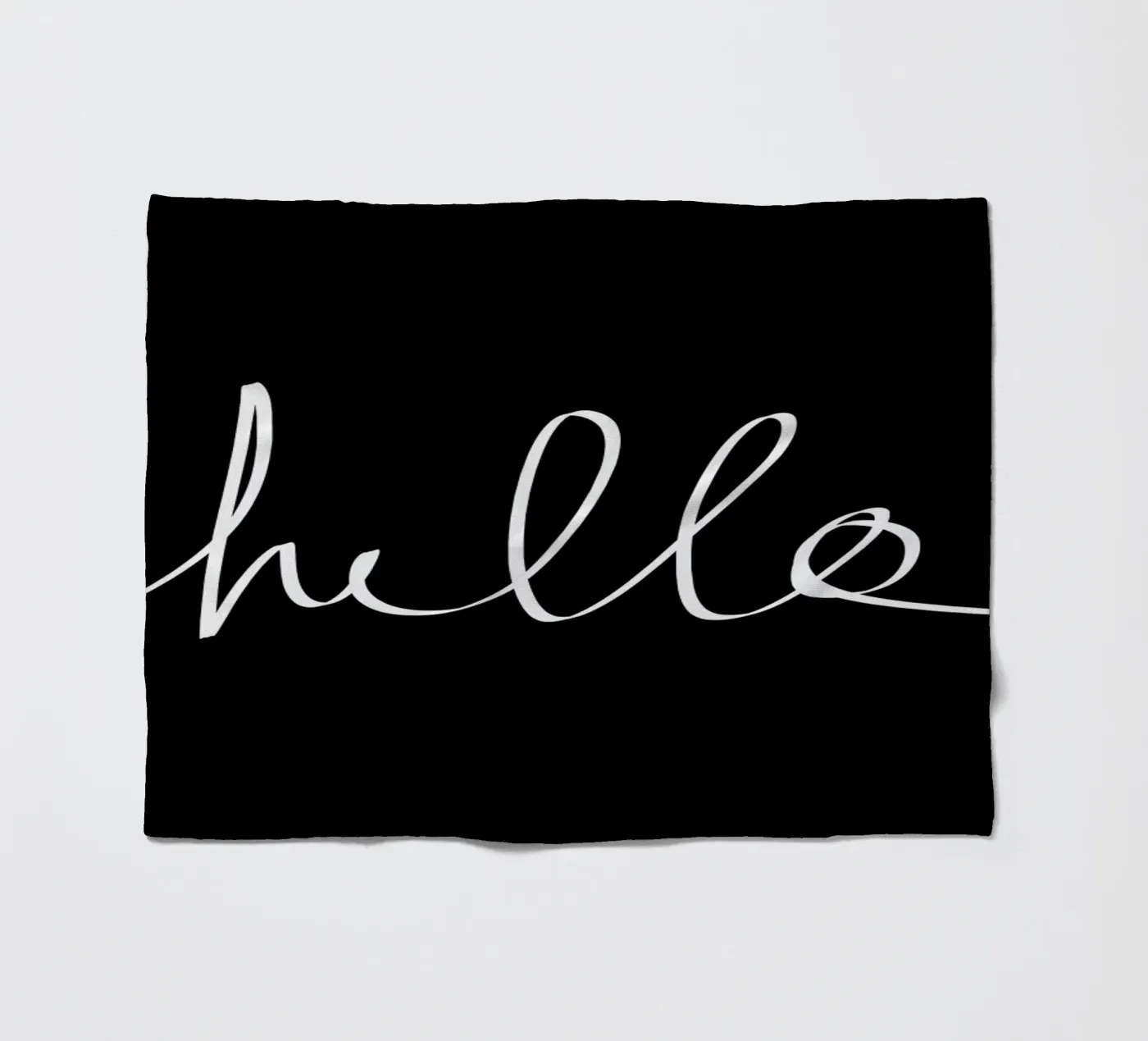 Hello fleecedeken van Leah Flores