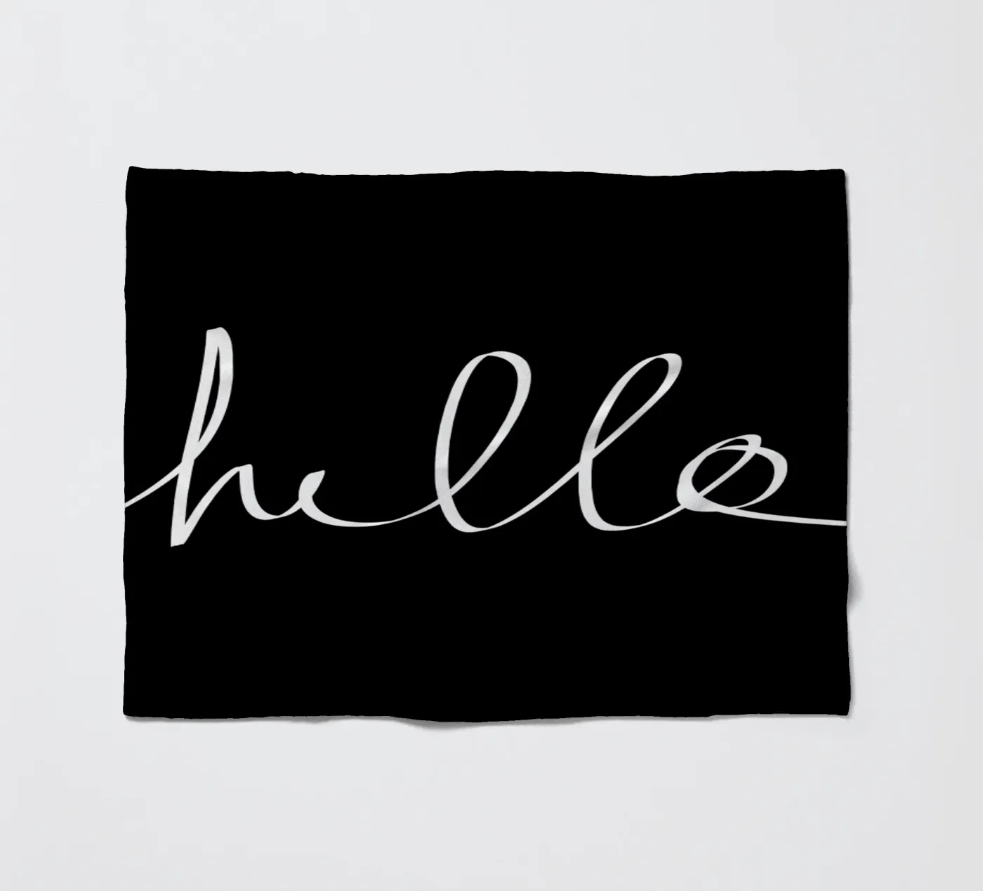 Hello coperta in pile da Leah Flores