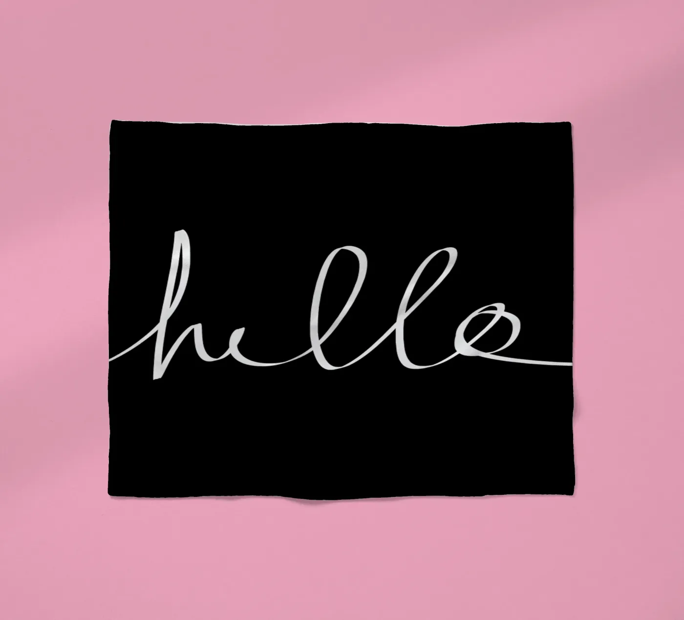 Hello fleecedeken van Leah Flores