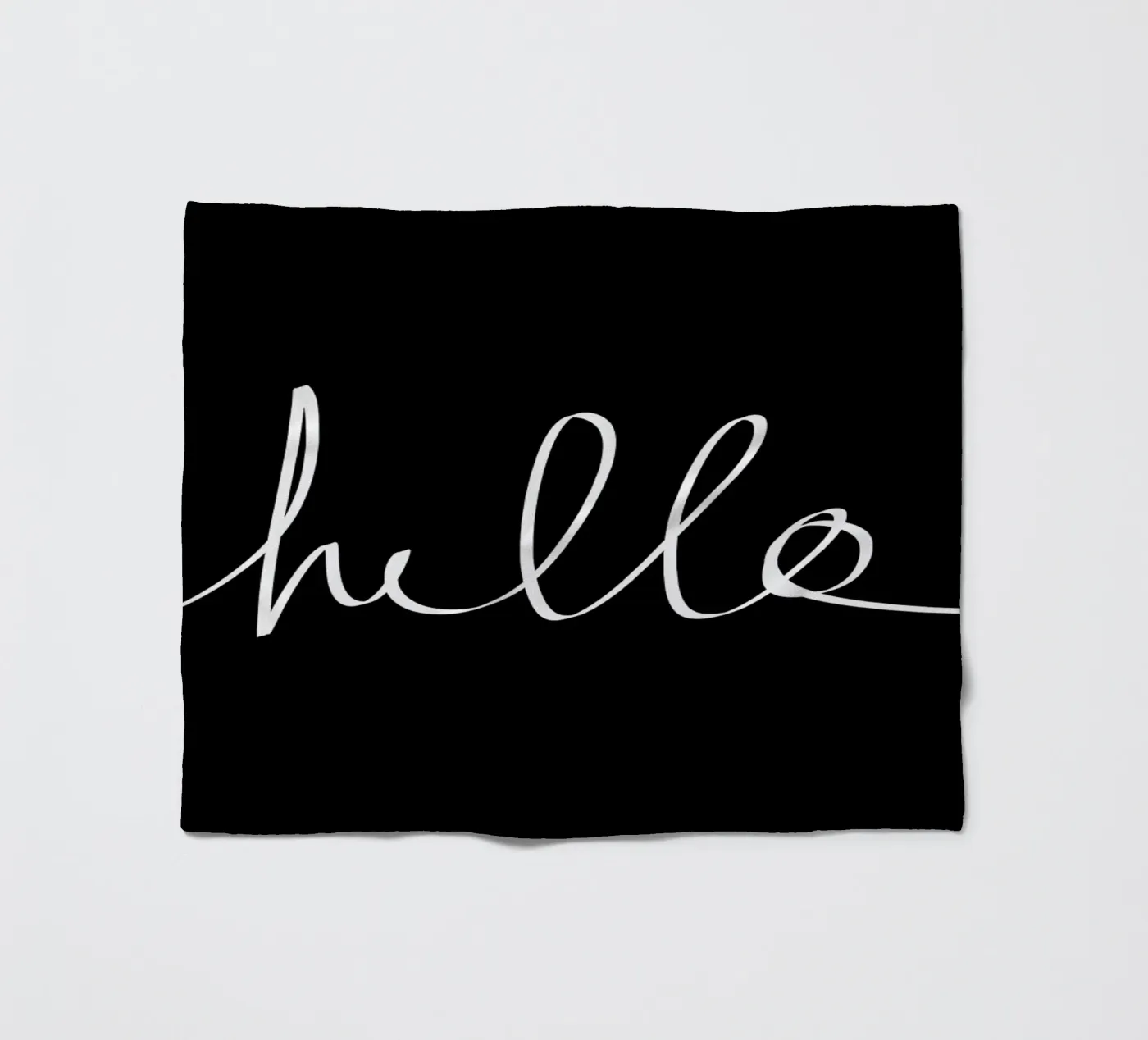 Hello coperta in pile da Leah Flores
