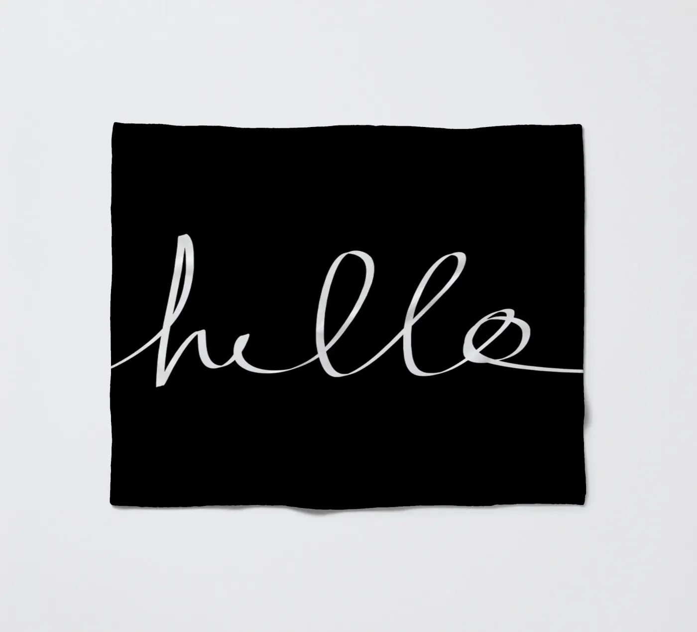 Hello fleecedeken van Leah Flores