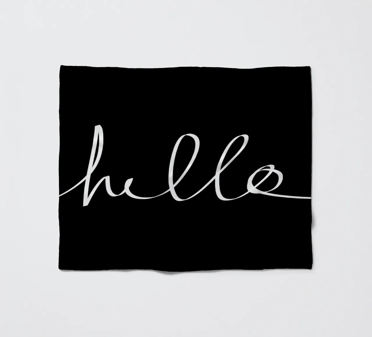 Hello fleecedeken van Leah Flores