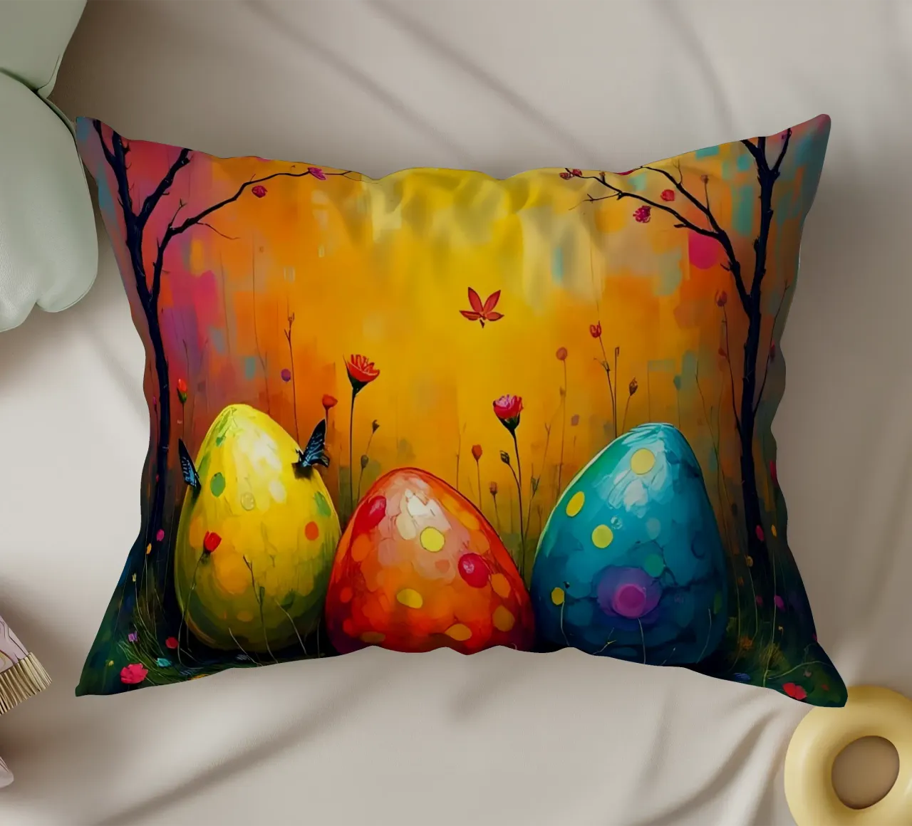 Style_de_Pâques_B_7 coussin de Farb- und Blütenzauber by LK
