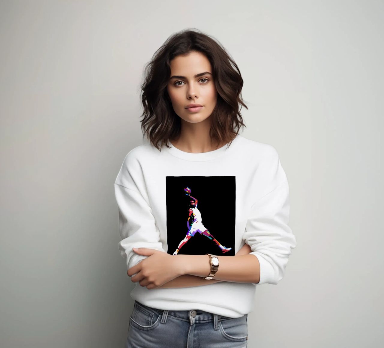 Slam Dunk Pop Art felpa da Adriano