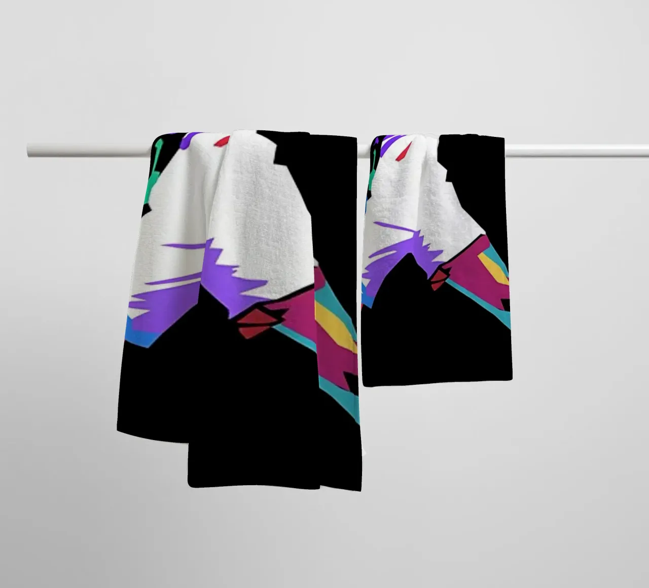 Slam Dunk Pop Art Handtuch von Adriano