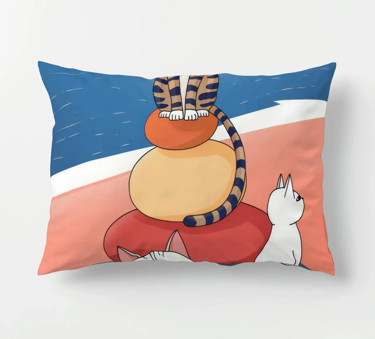 Compagni di tramonto tranquilli cuscino da Timeless Huse