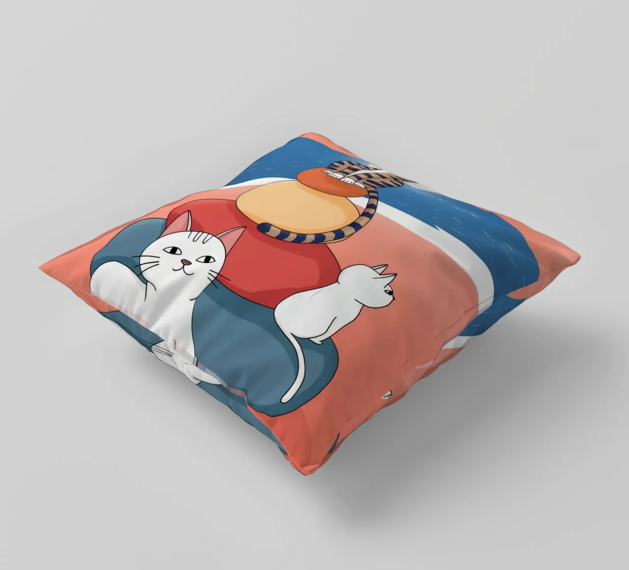 Compagni di tramonto tranquilli cuscino da Timeless Huse