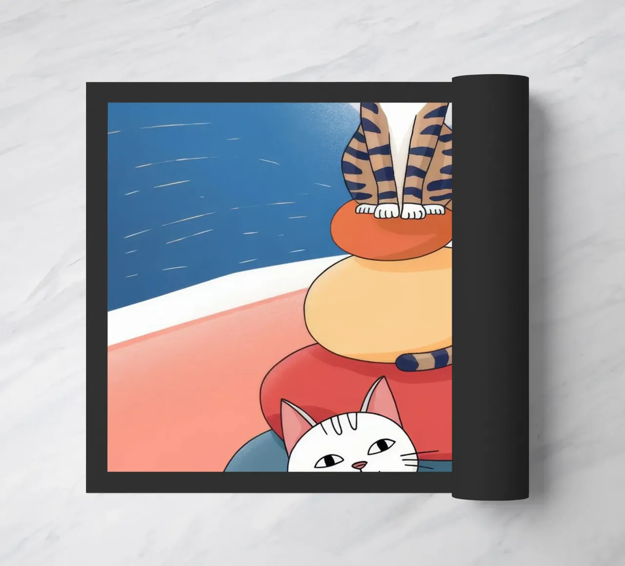 Compagni di tramonto tranquilli zerbino da Timeless Huse