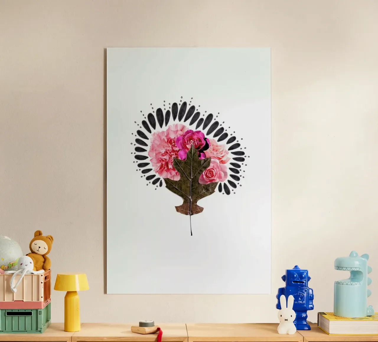 Dried Leaf 02 Collage plexiglass da Miles of Light