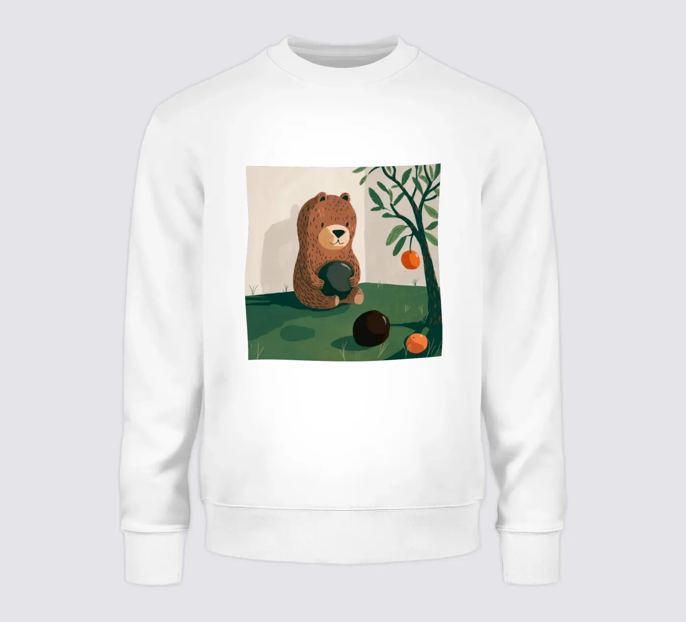 Harvest Bear Delight sweatshirt van Timeless Huse