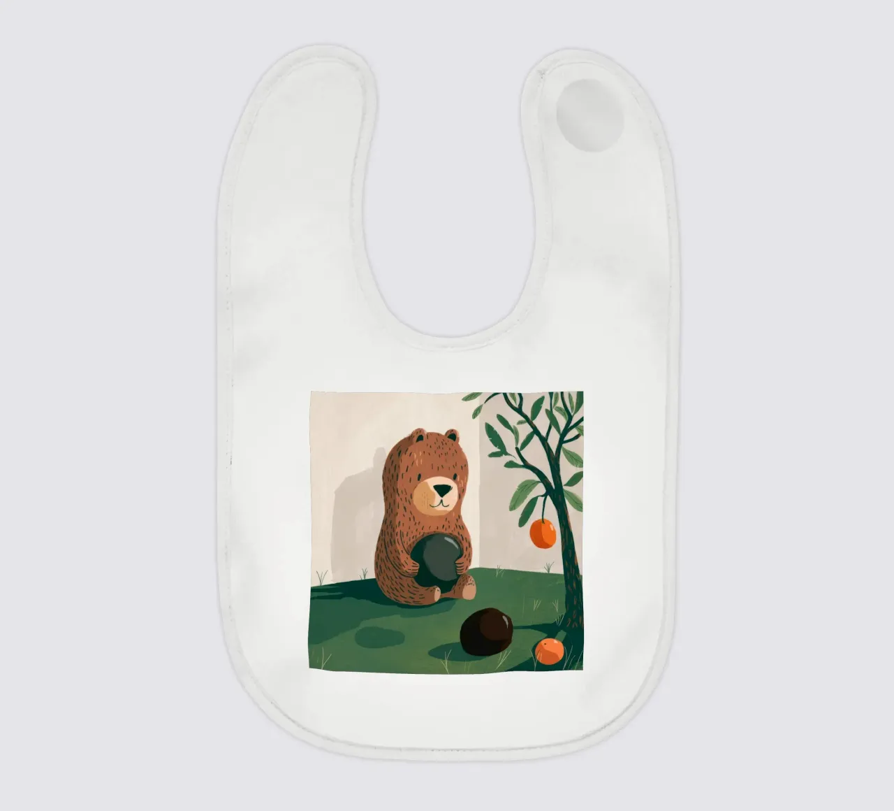 Harvest Bear Delight Babylätzchen von Timeless Huse