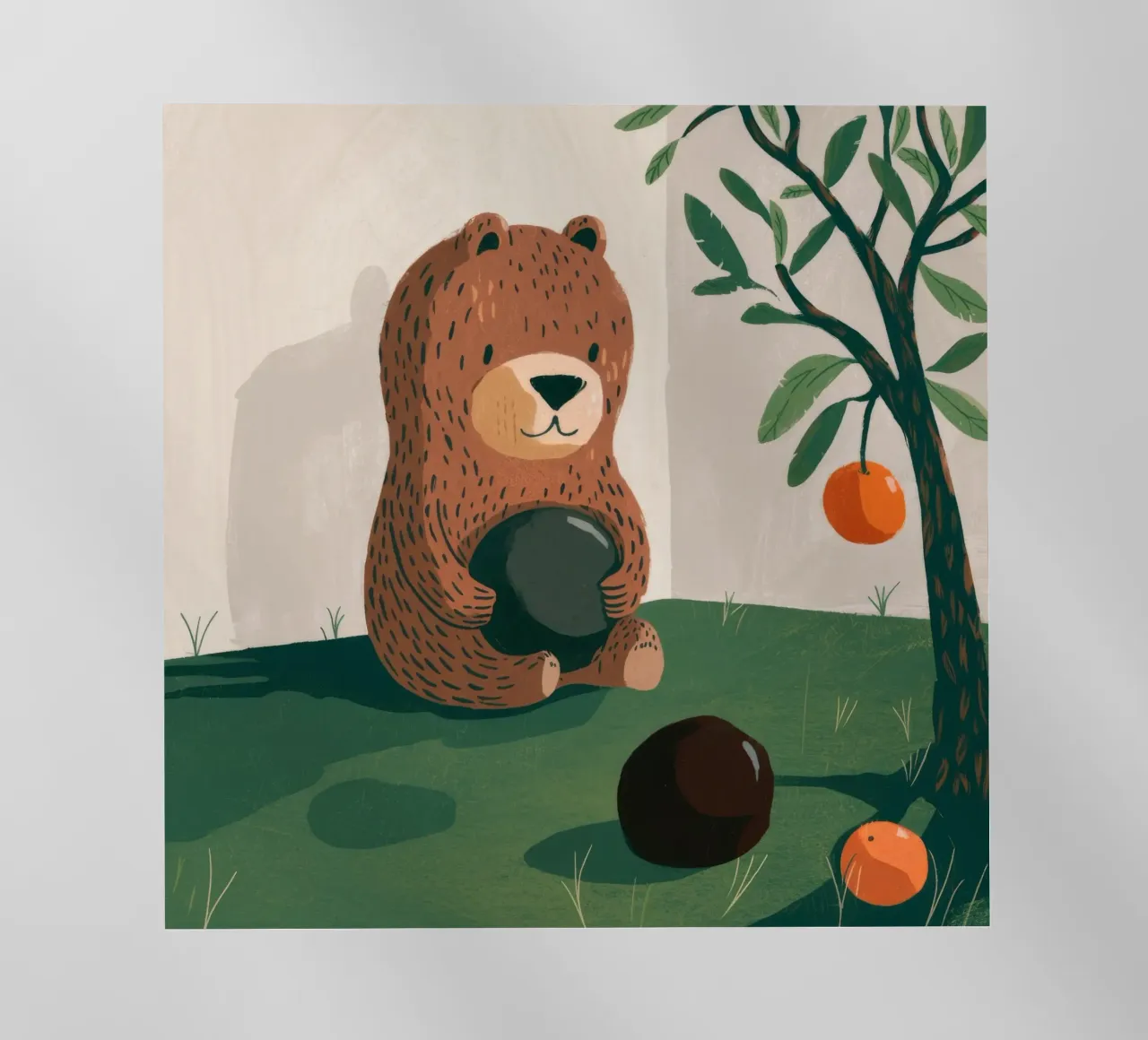 Harvest Bear Delight pellicola backlit da Timeless Huse