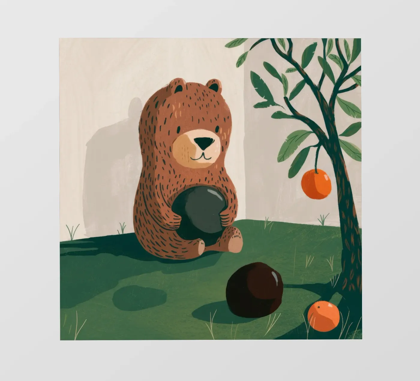 Harvest Bear Delight PVC Plane von Timeless Huse